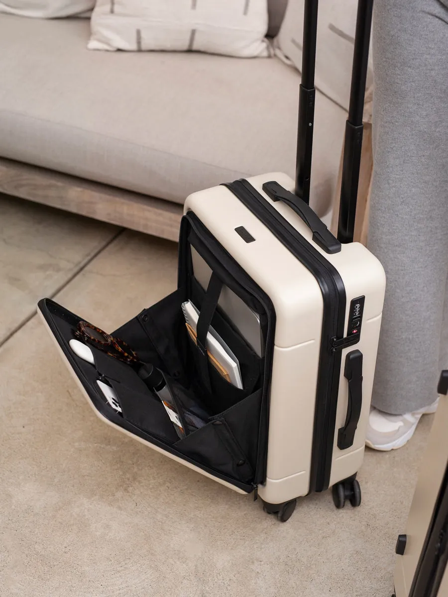 Hue Front Pocket Carry-On Luggage