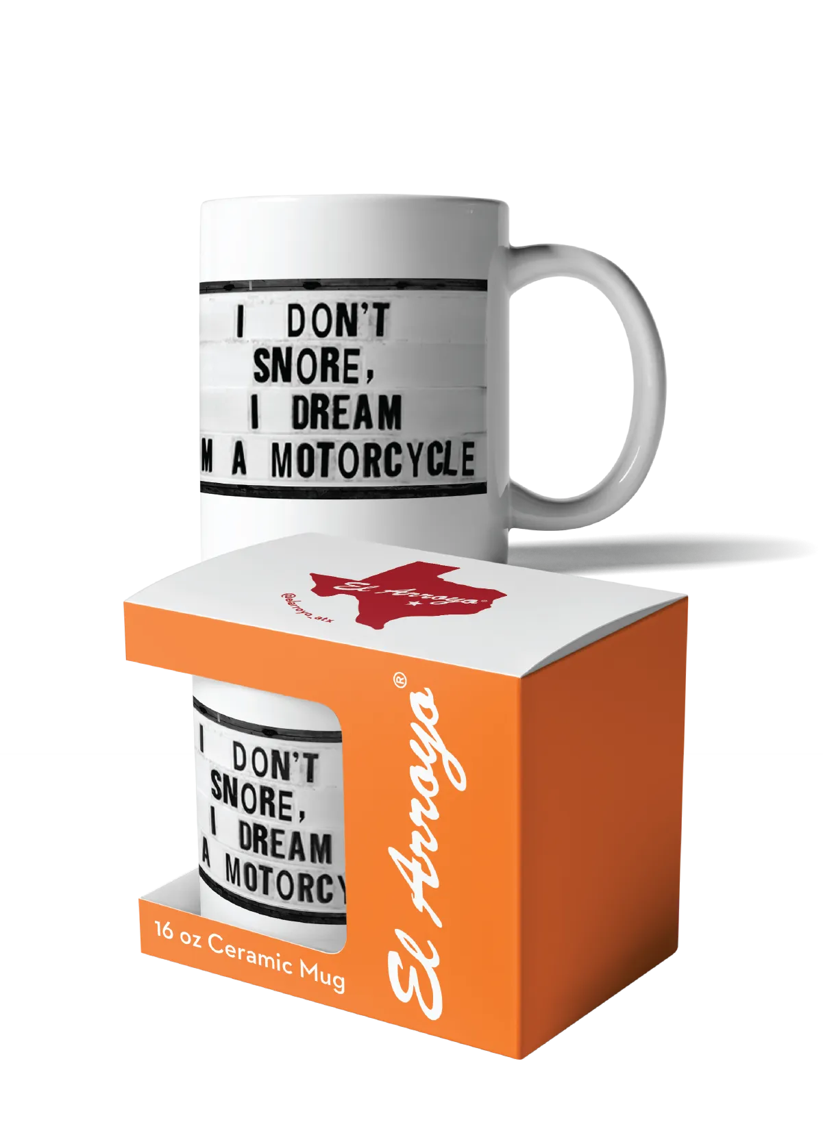 'I Don't Snore, I Dream I'm A Motorcycle' Coffee Mug