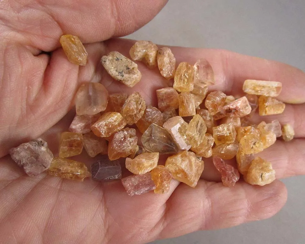 Imperial Topaz Crystals (Small) 2pc J059**