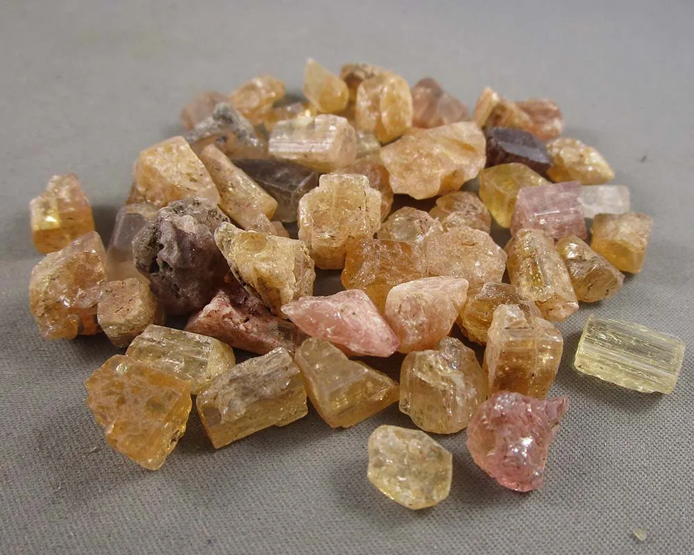 Imperial Topaz Crystals (Small) 2pc J059**