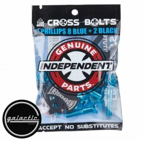 Independent Blue Hardware 1"