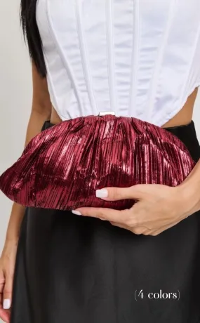 Jewel Metallic Clutch