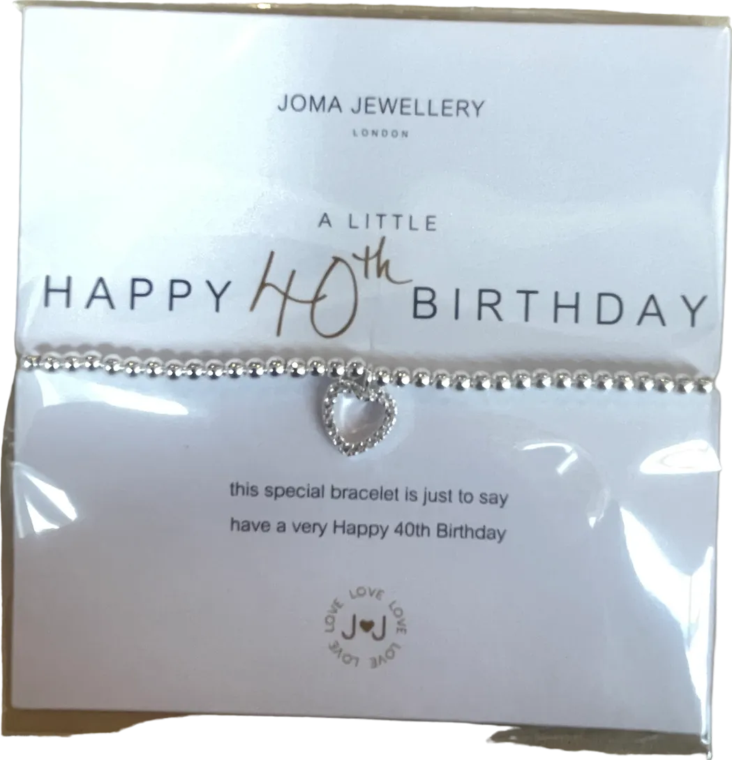 joma jewellery Silver A Little 'Enchanting Eighteen' Bracelet One Size