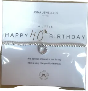 joma jewellery Silver A Little 'Enchanting Eighteen' Bracelet One Size