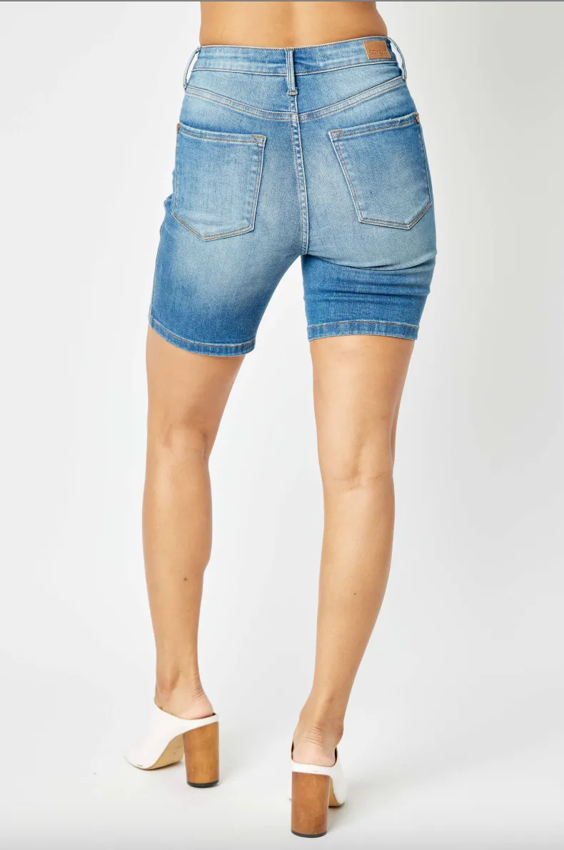 Judy Blue Tummy Control Bermuda Shorts