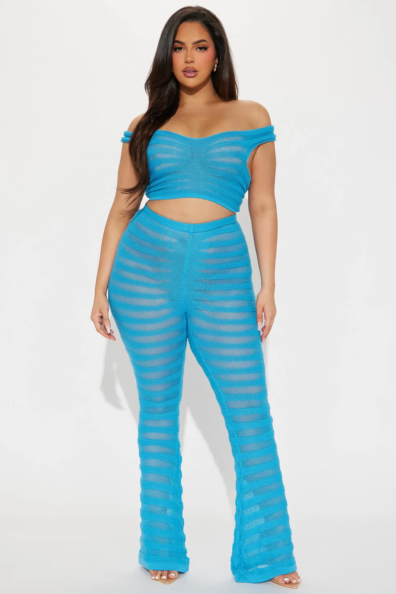 Key West Mami Pant Set - Turquoise