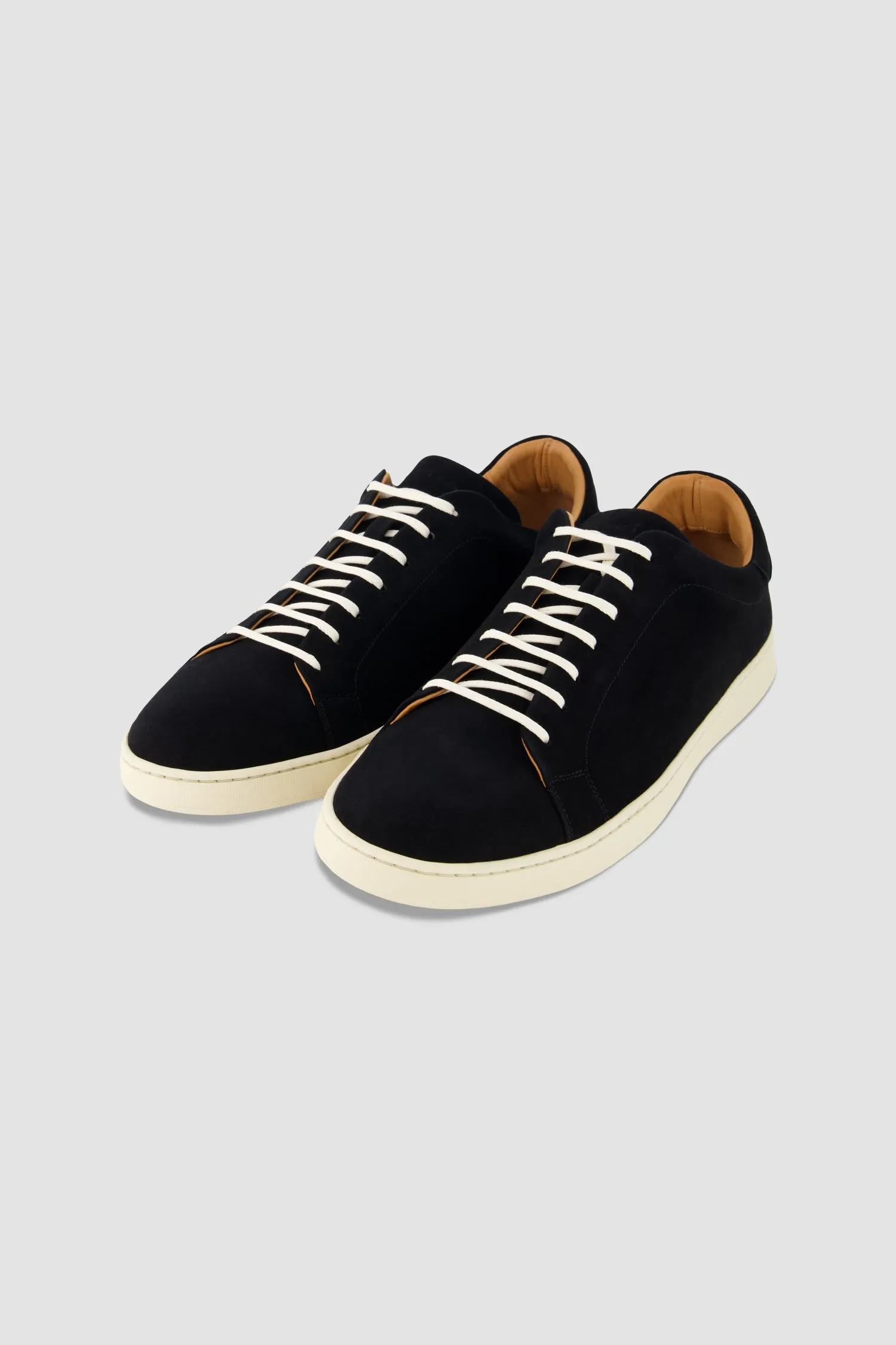 Kiton Black Canvas Sneakers