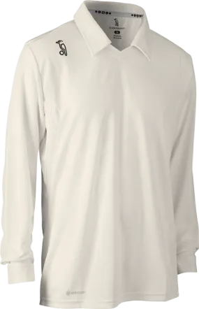 Kookaburra Active Long Sleeve Cricket Shirt Cream