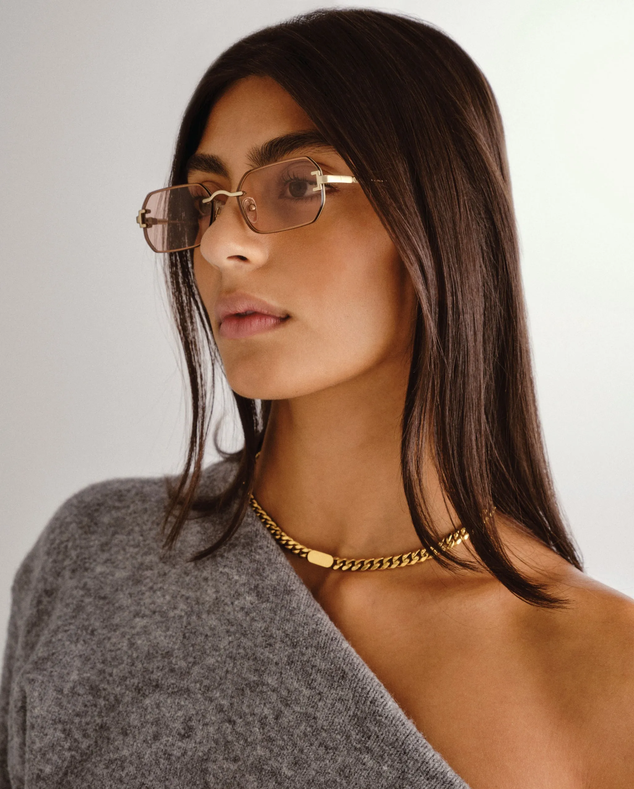 Luv Lou - The Mila in Brushed Gold/Rose