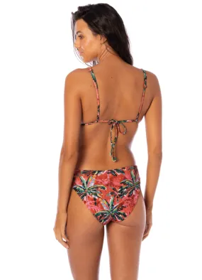 Maaji Flame Palms Sublimity Regular Rise Classic Bikini Bottom