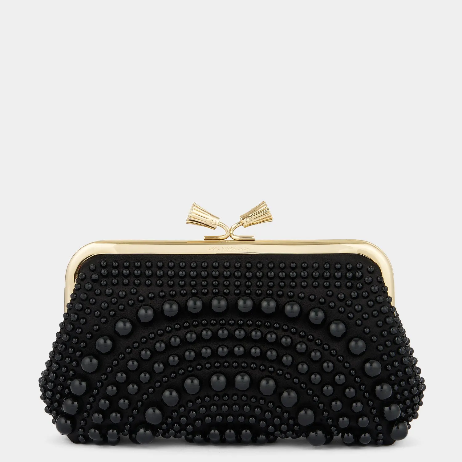 Maud Pearl Tassel Clutch