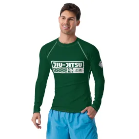 Mens Long Sleeve BJJ Rash Guard - Jiu-Jitsu 011 - Sherwood Forest