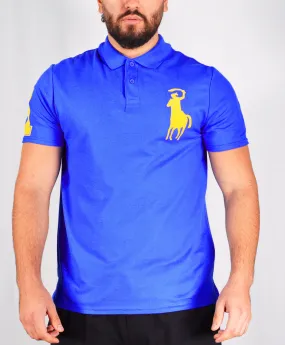 Men’s Omar Guevara Ralph Freedom Fighter Blue polo shirt £27.99