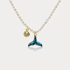 Mermaid Tail Pearl Necklace