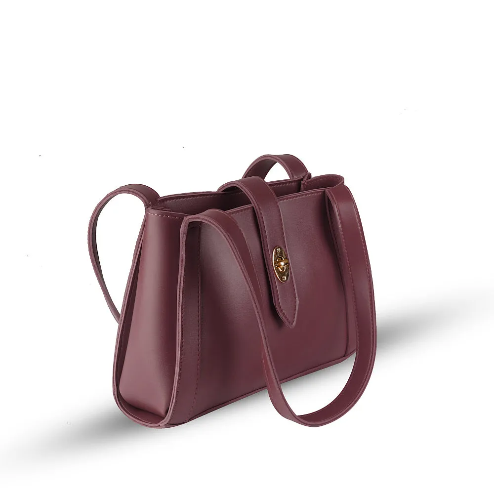 MIA MAROON HANDBAG