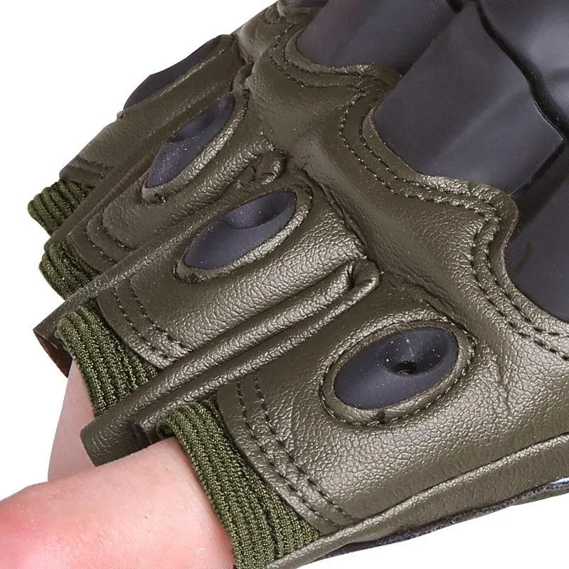 Military Half Finger Men Gloves