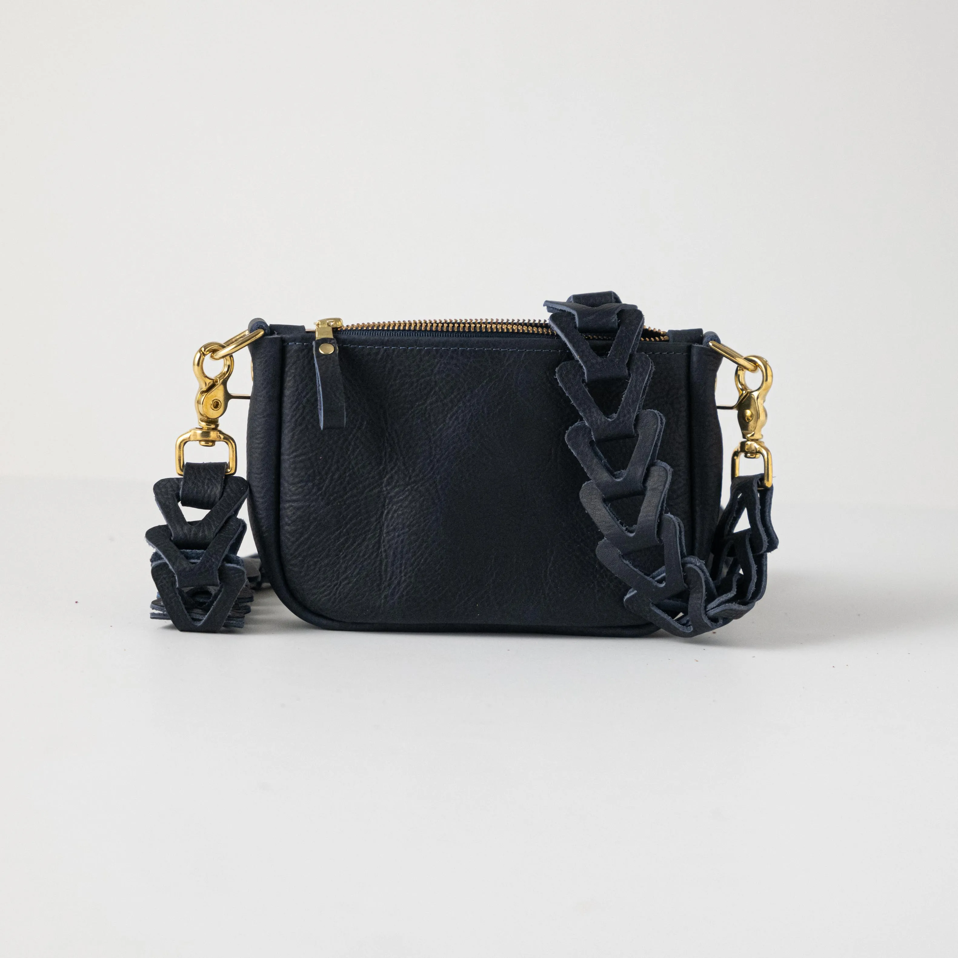 Navy Kodiak Mini Crossbody Bag