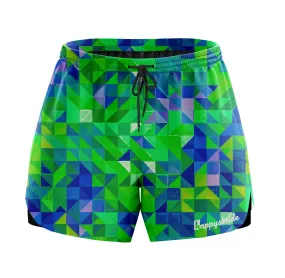 ''Neo geometric'' classic shorts