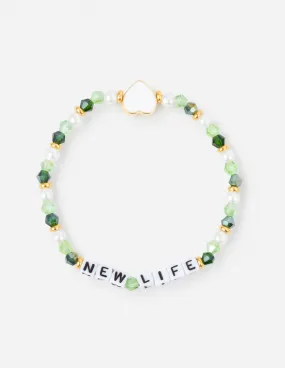 New Life Letter Bracelet