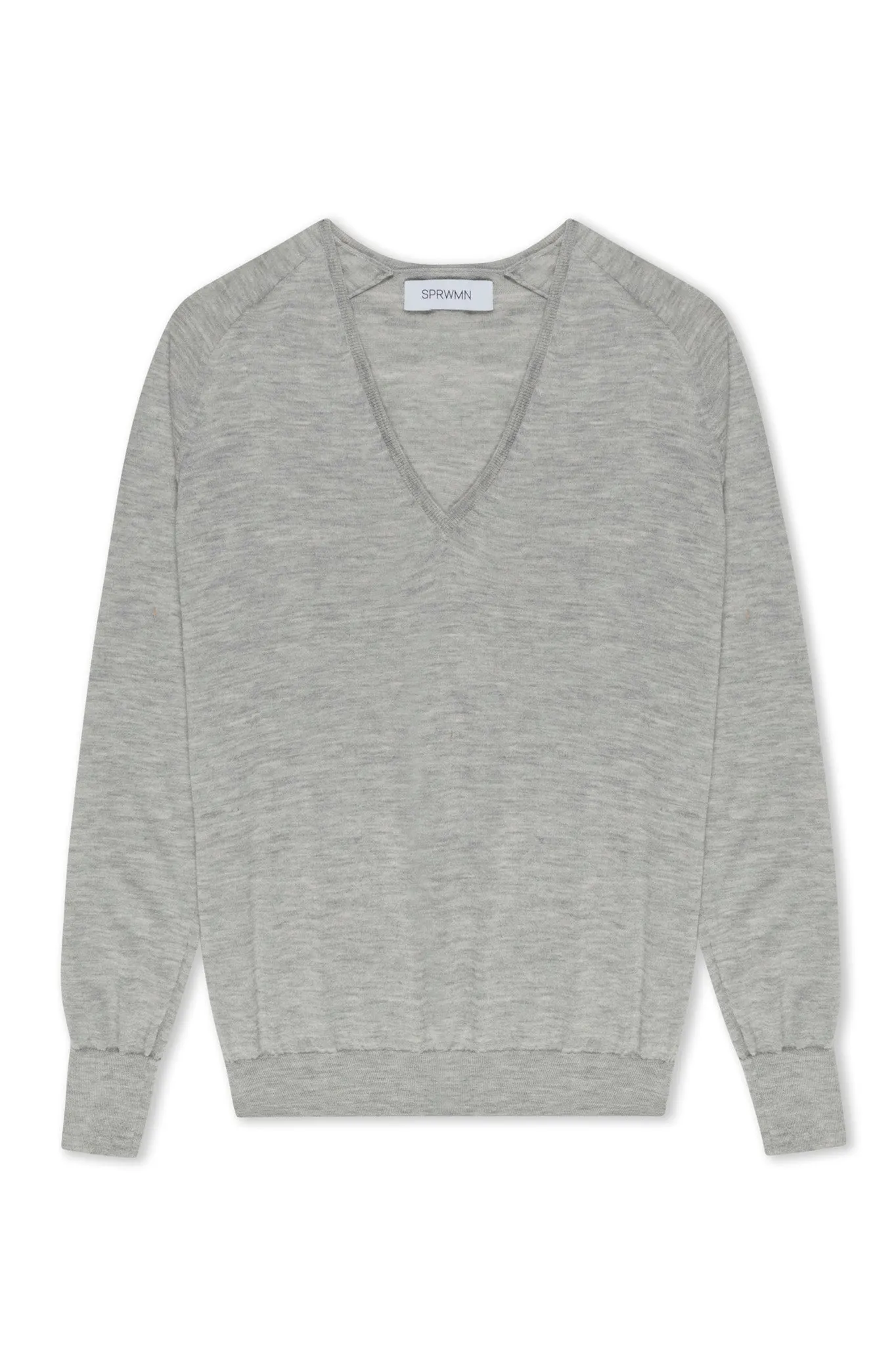 Oxford Cashmere Fitted V-Neck Sweater