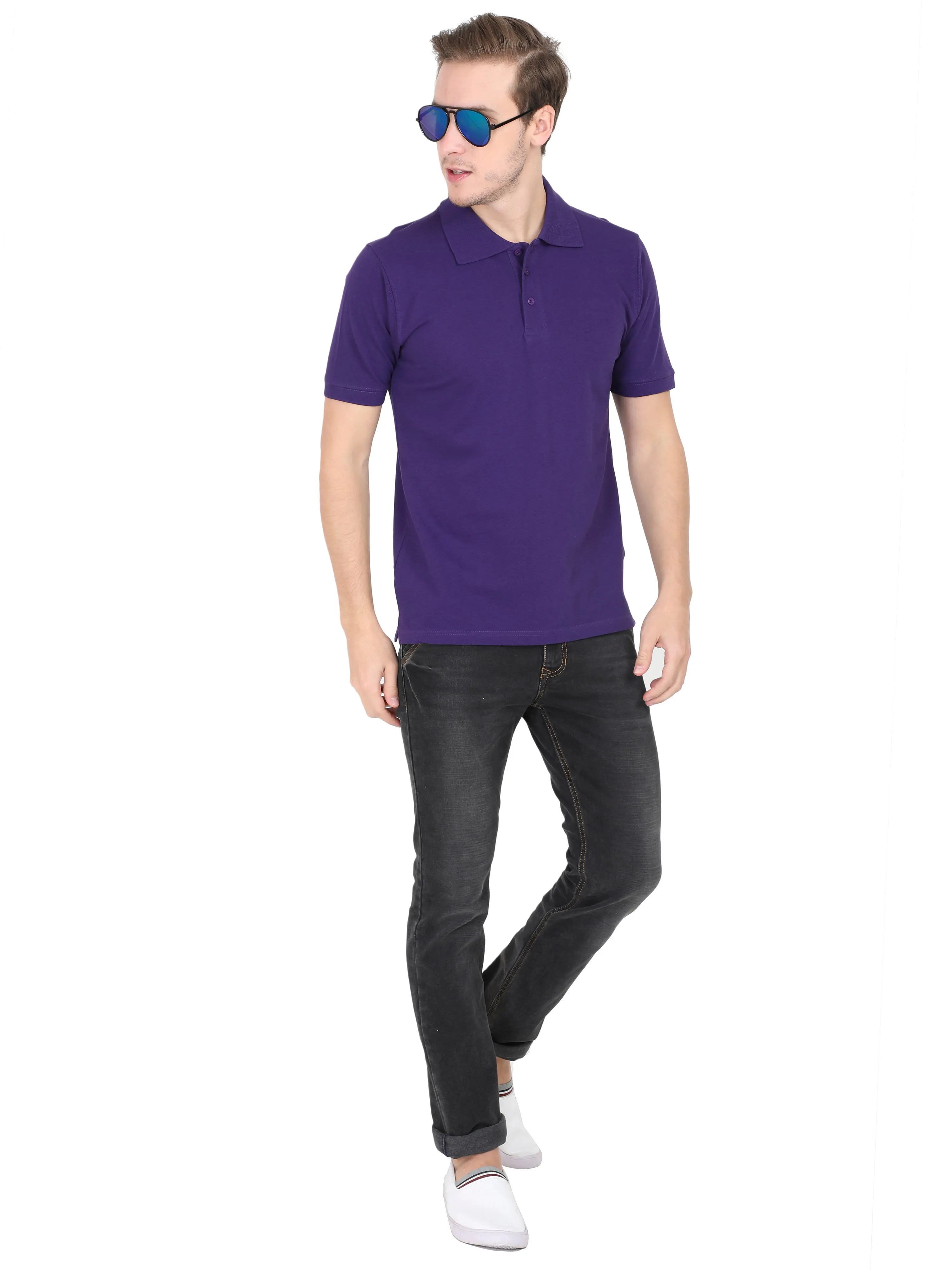 Polos: Purple Premium T-shirt