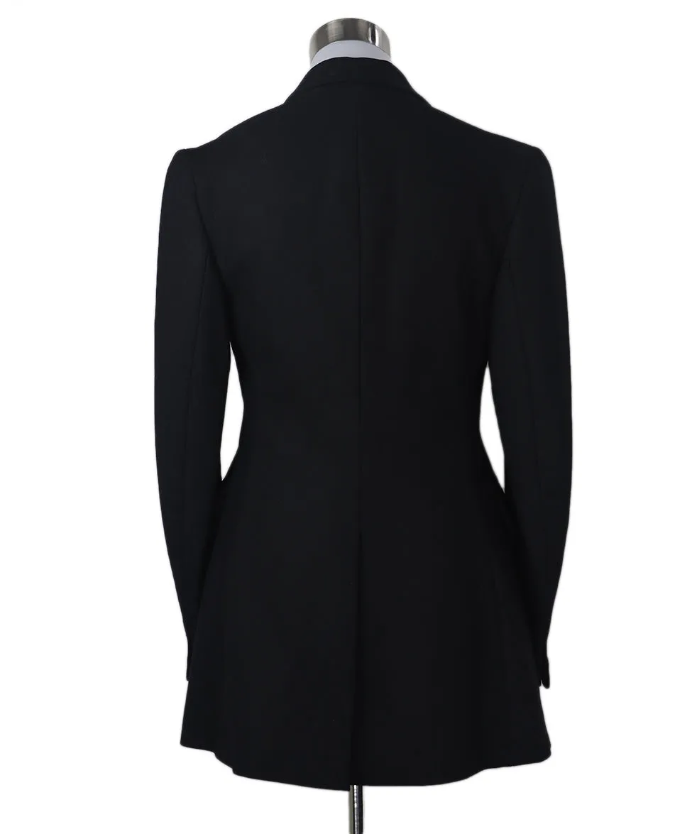 Prada Black Wool 2 Piece Pantsuit sz 4