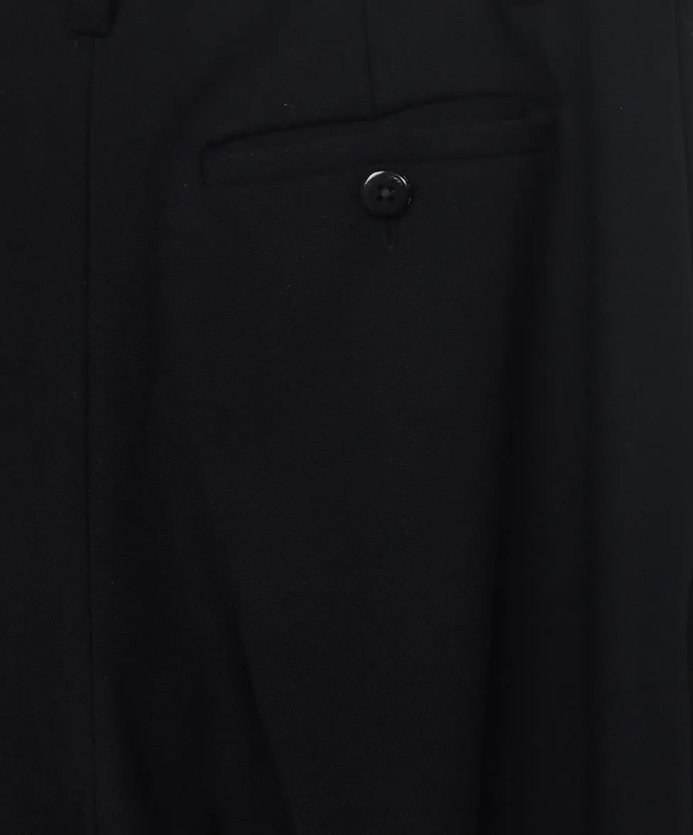 Prada Black Wool 2 Piece Pantsuit sz 4