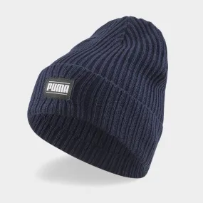 Puma Unisex Ribbed Classic Cuff Beanie Blue _ 181379 _ Blue