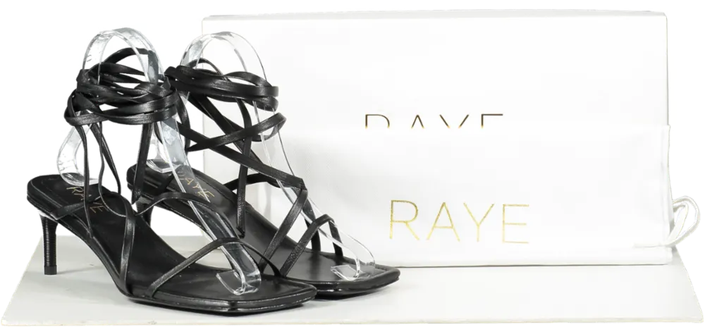 Raye Black Mena Heel UK 6 EU 39 👠