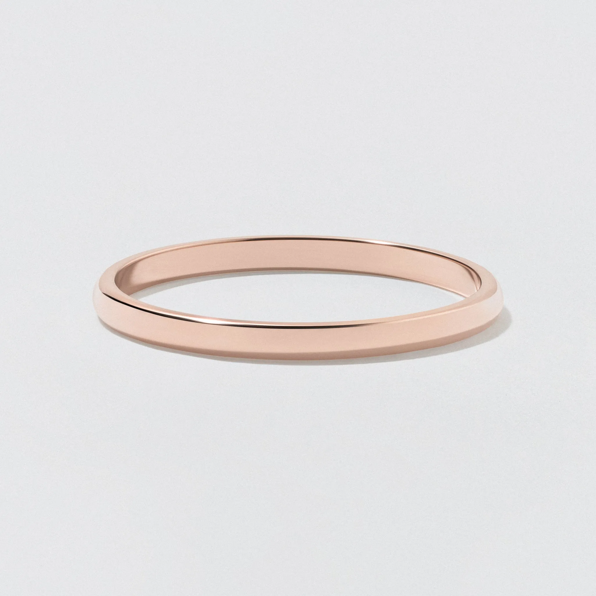 Rose Gold Classic Wedding Band - Polished 1.5mm