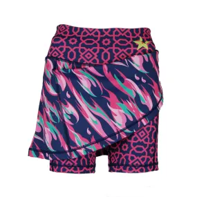 Sale Skort | Tourmaline Flames