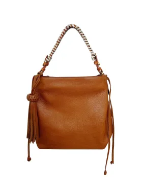 Shoulder Bag Bacalar Mini Tan Leather