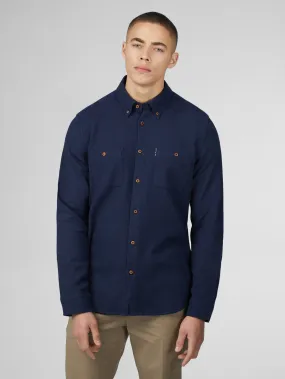 Signature Boucle Shirt Shirt - Dark Navy