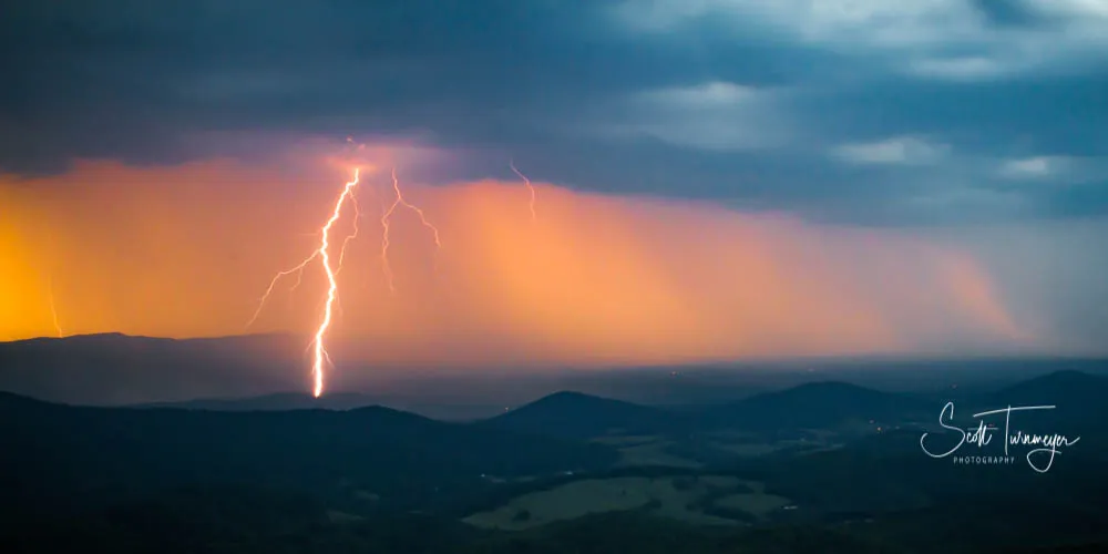 Storm On The Blue Ridge Fine Art Landscape Photography Print