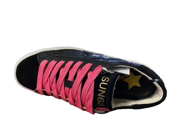 Sun68 women's sneakers shoe Betty Z42220 11 black