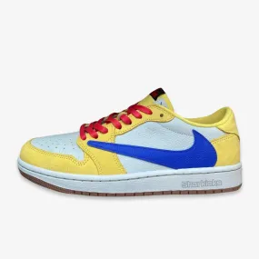 (TD) Air Jordan 1 Low OG x Travis Scott 'Canary / Elkins High School' (2024)