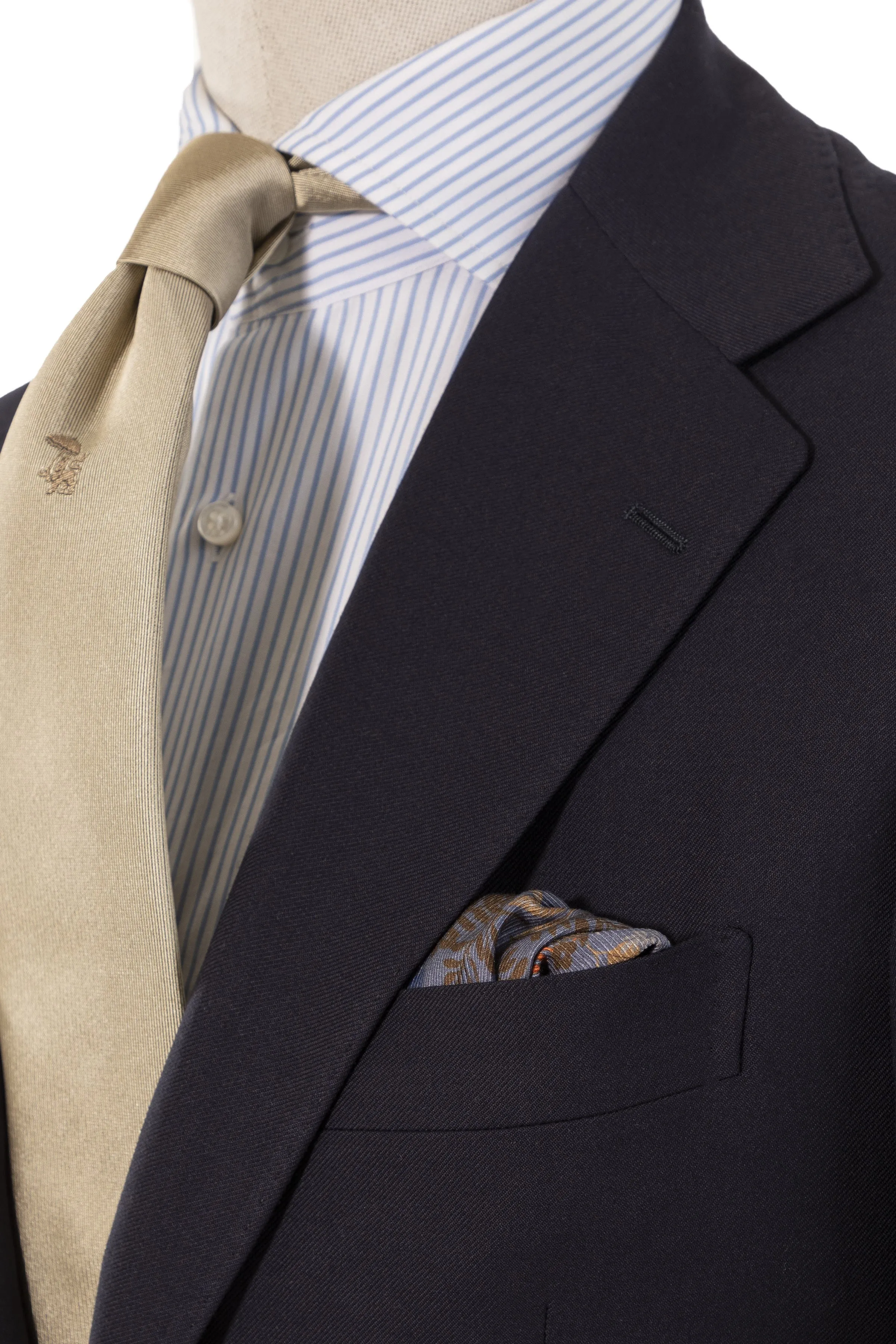 The Armoury by Ring Jacket Model 3 Armoury 10th Anniversary Decade Navy Twill Wool Sport Coat