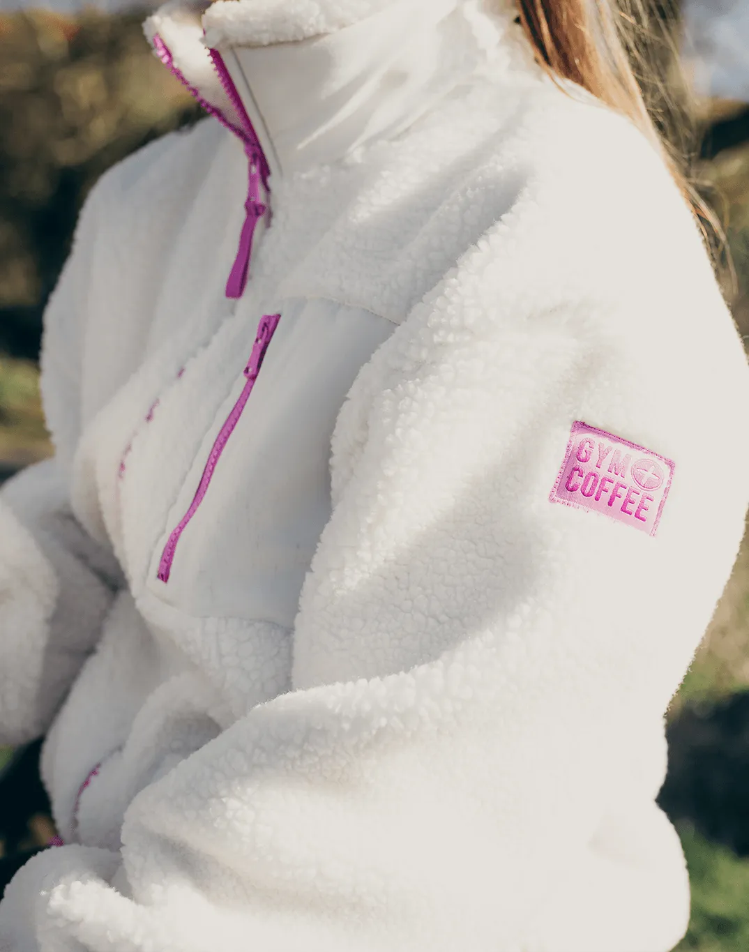 The Niall Industry Fleece in Cloud White