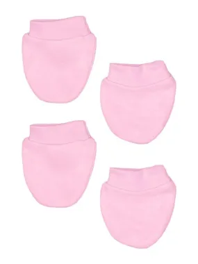 Tiny Baby Scratch Mitts, 2 Pack, Pink