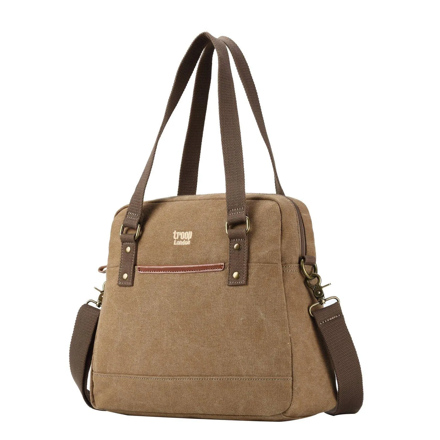 TRP0506 Troop London Classic Canvas Shoulder Bag