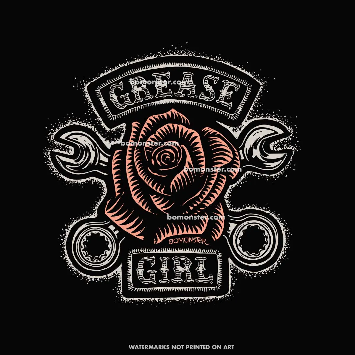 Women's Hot Rod Tank Top "Grease Girl Rose"