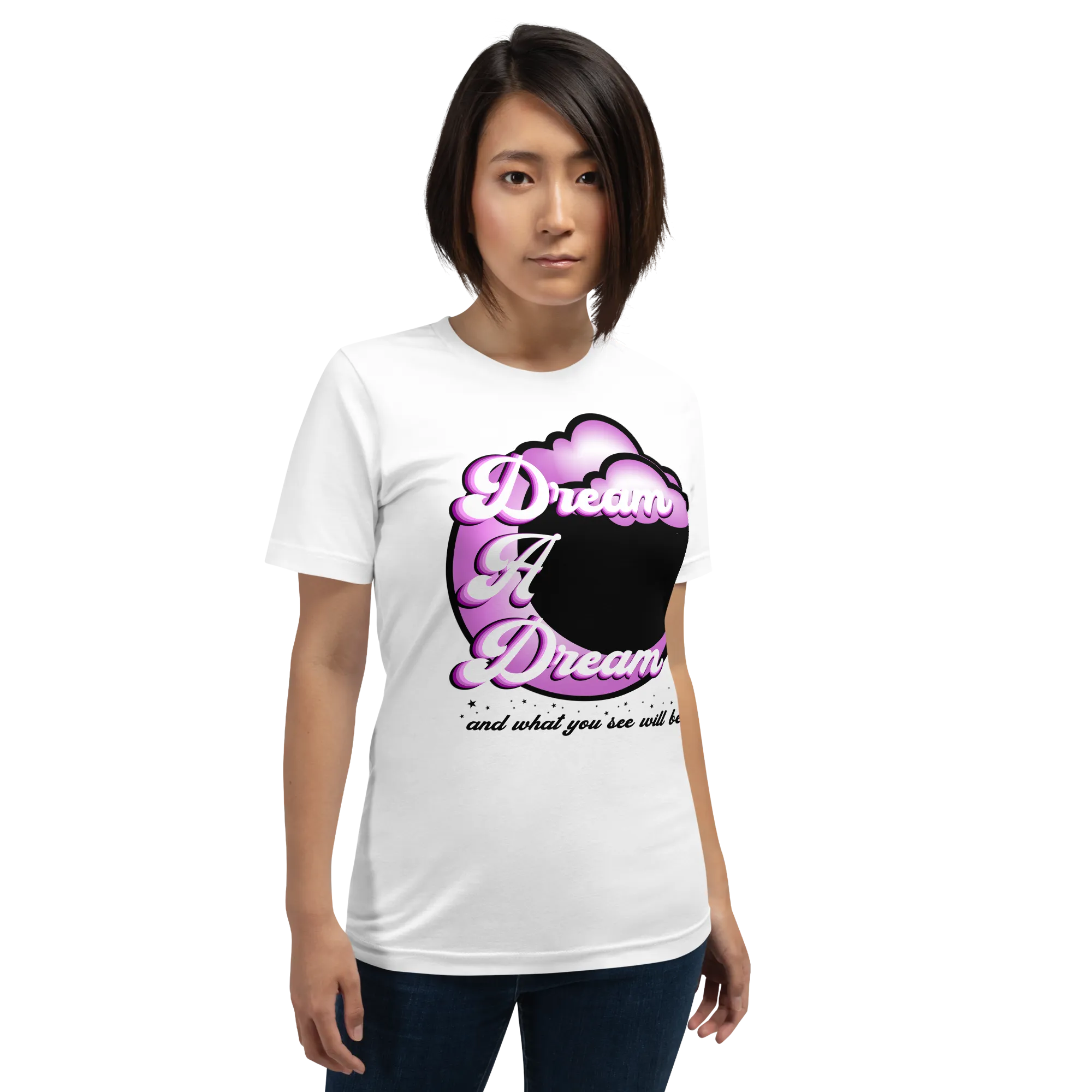 Women's Moon And Dream A Dream Graphic T-Shirt