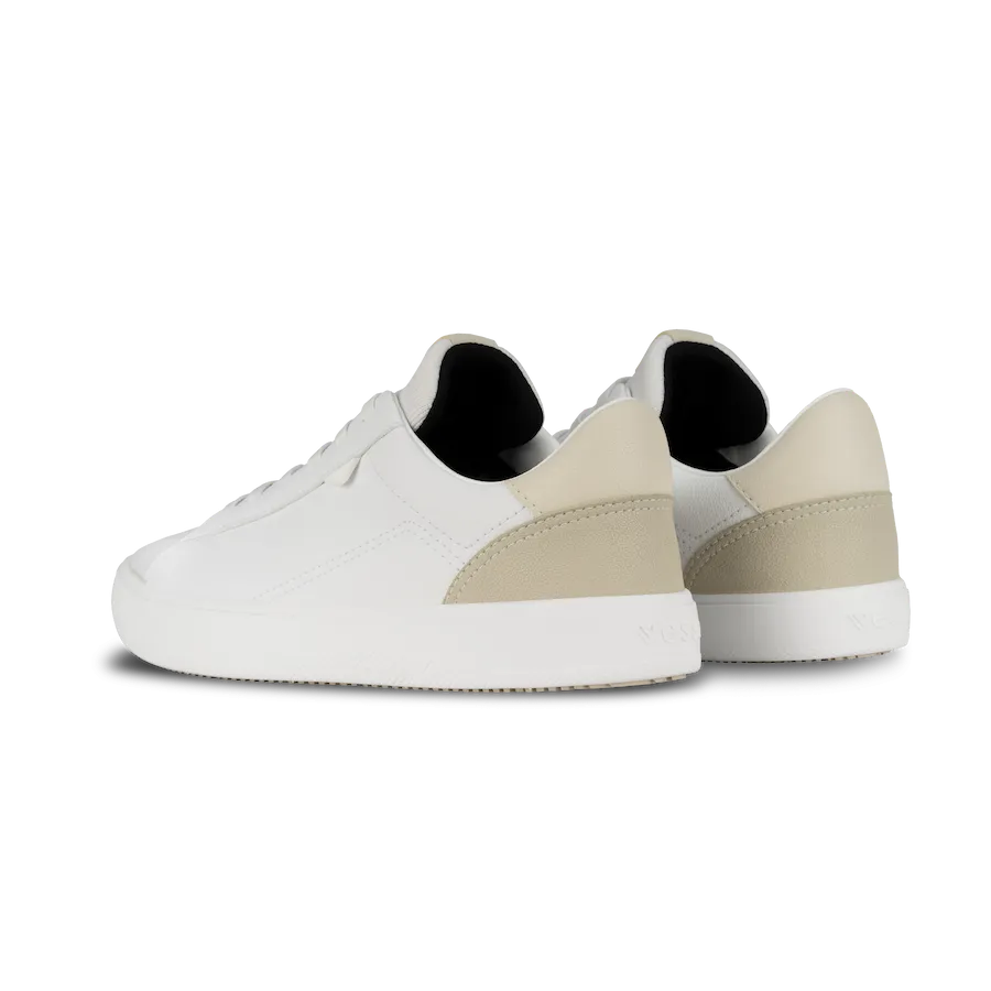 Women's Soho Sneaker - Ivory White on Dune Beige