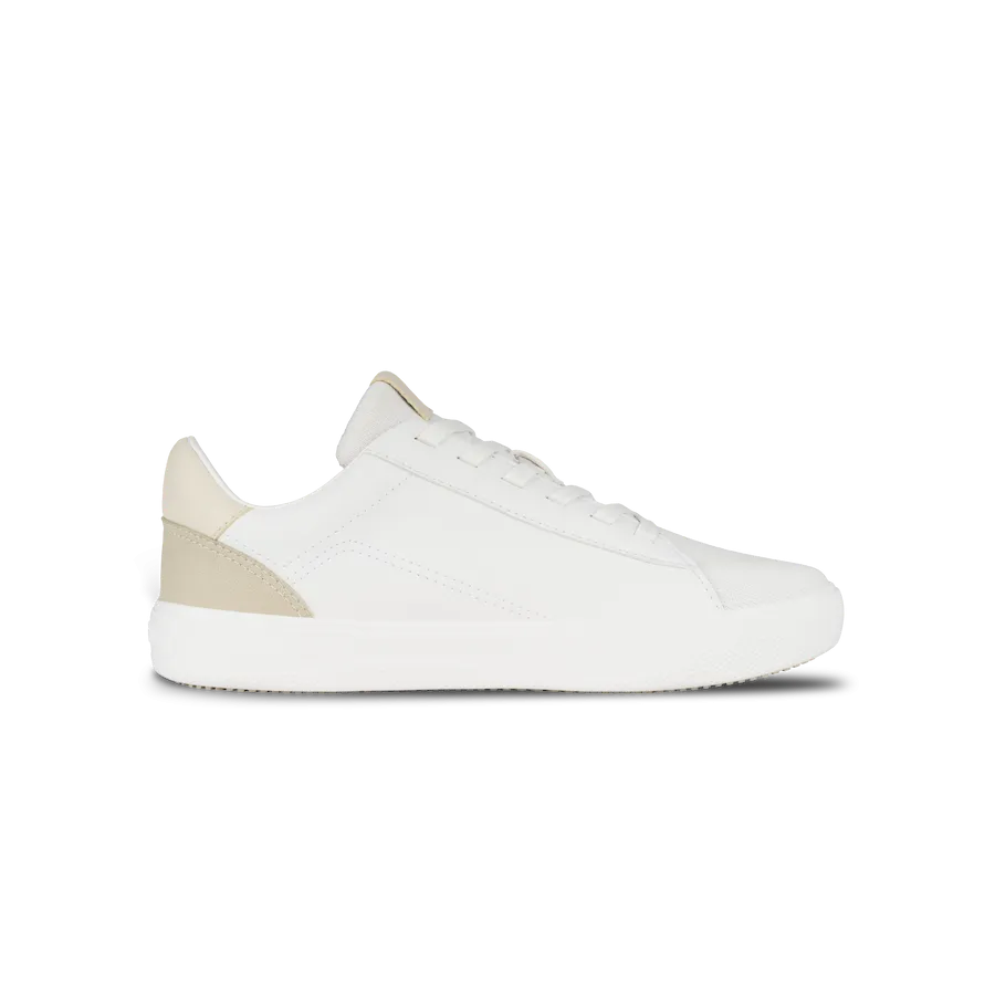 Women's Soho Sneaker - Ivory White on Dune Beige