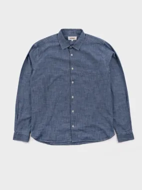 YMC Curtis Shirt - Light Indigo